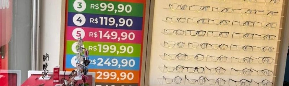 ÓCULOS DE GRAU - EXAME DE VISTA - ÓTICA - LONDRINA - ARMAÇÃO